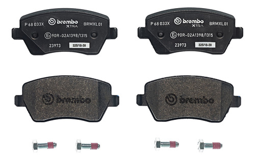 Balatas Brembo Renault Clio Iii Br0/1 1.6 2006-2019 Lm Del
