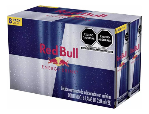 Bebida Energética Red Bull 8 Pzs D 250 Mlc/u
