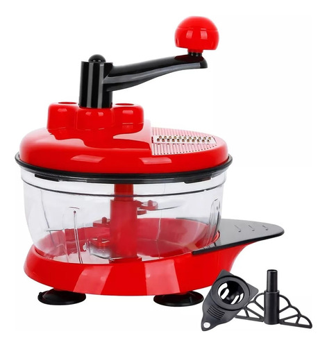 De Processador De Alimentos Manual, Picador Com 5 Lâminas
