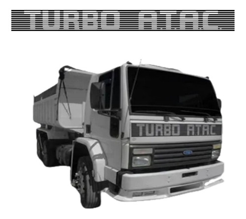 Adesivo Faixa Frontal Capô Compatível Turbo Atac