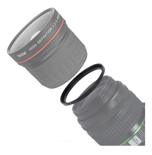 Imagen 8 de 8 de Set De Anillos Reductores Step Down 77mm A 49mm