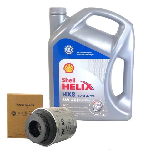 Filtro Polo India Original Y Bidón 4 L Aceite Shell