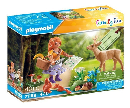 Playmobil 71188  Investigadora De Plantas Hierbas  Naturalez