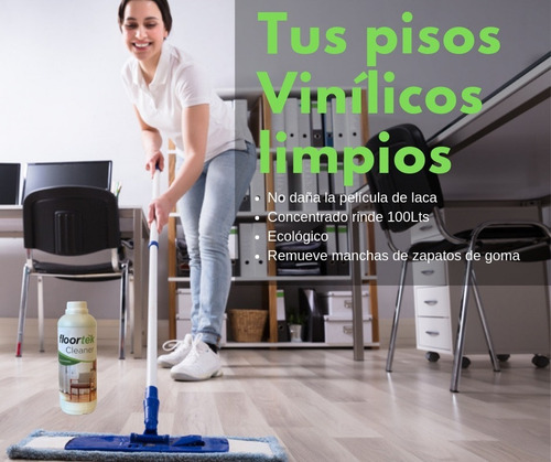 Imagen 3 de 3 de Limpiador Floortek Cleaner Pisos Hidrolaqueado 1 Lt