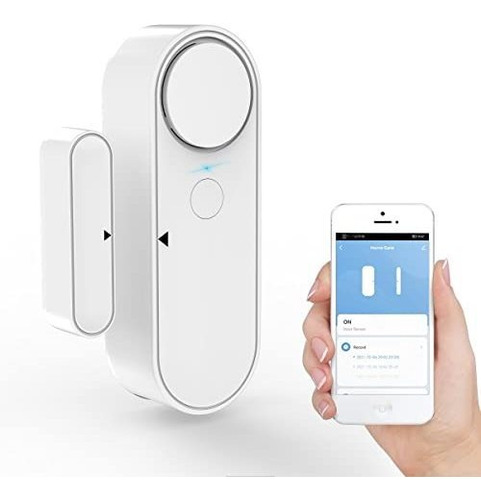 Denfoon Sensor De Alarma De Puerta Wifi Inalámbrico En Tiemp