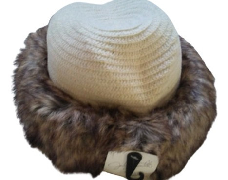 Sombreros Gorros Para Damas Beige Negro Hermosos Peludos