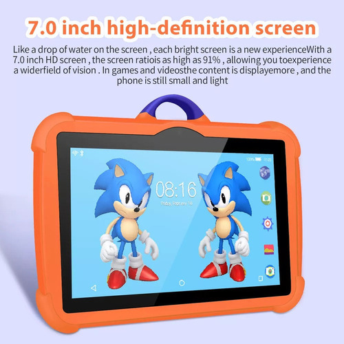 Tablet Bdf 7 Tablet Infantil 4gb+64gb Android 13 Wifi Blueto