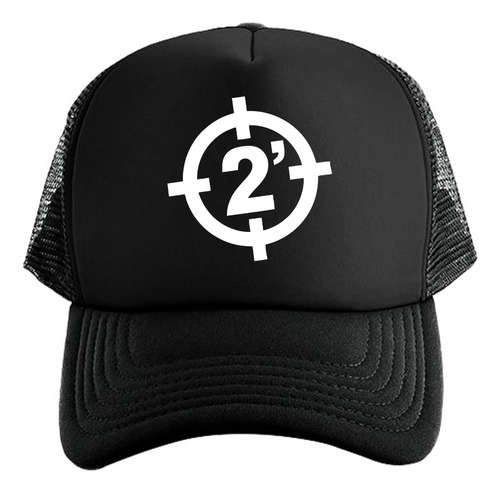 Gorra Black Unisex De Malla 2 Minutos Punk Rock