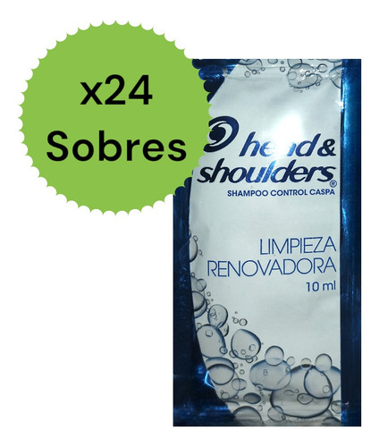 Shampoo Head And Shoulder Sobre 24 De 10ml