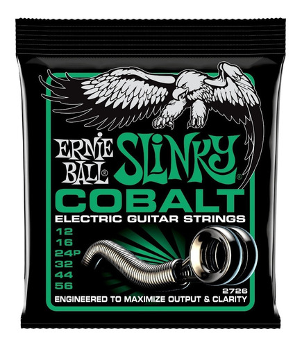 Encordoamento Guitar Ernie Ball Not Even Slinky Cobalt 2726