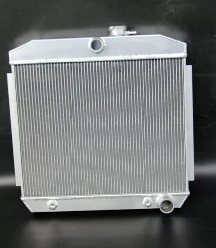 Radiador de aluminio de 3 filas para Chevy Bel Air 1955-1957, bloque  pequeño/bloque grande, Chevy V8, radiadores de flujo descendente de 3  núcleos