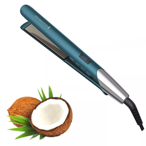 Alisador Remington Coconut Theraphy S8607 Color Azul claro