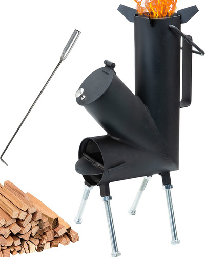 Estufa De Leña Tafeida Élite Portátil 5.99 Kg Camping