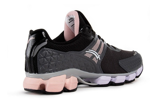 Imagen 6 de 6 de Tenis Para Correr Mujer Karosso Oxf Negro Minuet 6331