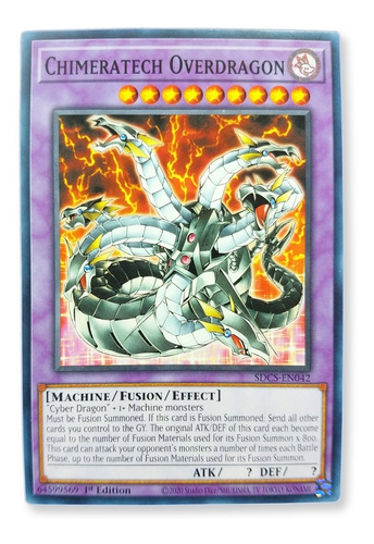 Yugi-oh! Chimeratech Overdragon Sp14-en034 Comun