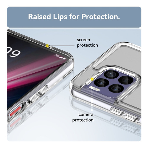 . Funda De Teléfono Tpu Para T-mobile Revvl 7 Pro 5g