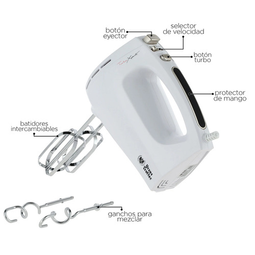 Batidora De Mano 5vel Turbo 250w Ut-tekla300 Ursus Trotter