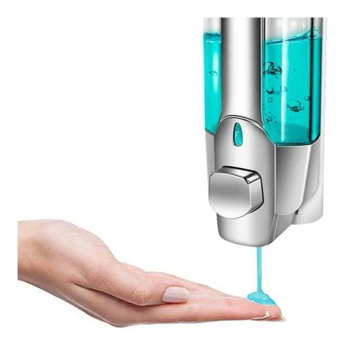 Imagen 2 de 10 de Dispensador Despachador Jabón Liquido Shampoo Gel Pared Baño