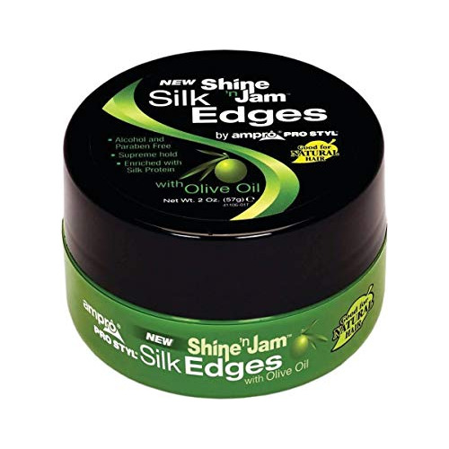 Gel Para Cabello - Ampro Shine N Jam Silk Edges Aceite De Ol