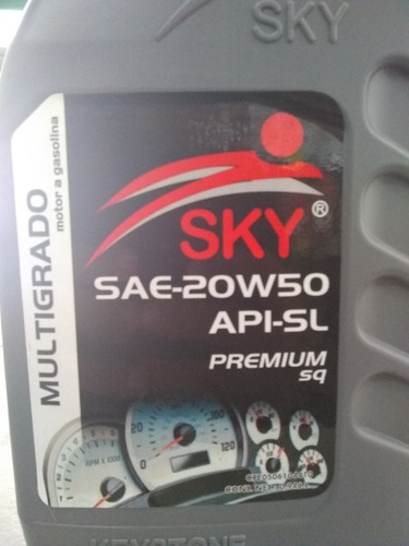 Aceite Mineral  Motor A Gasolina Sky 20w50