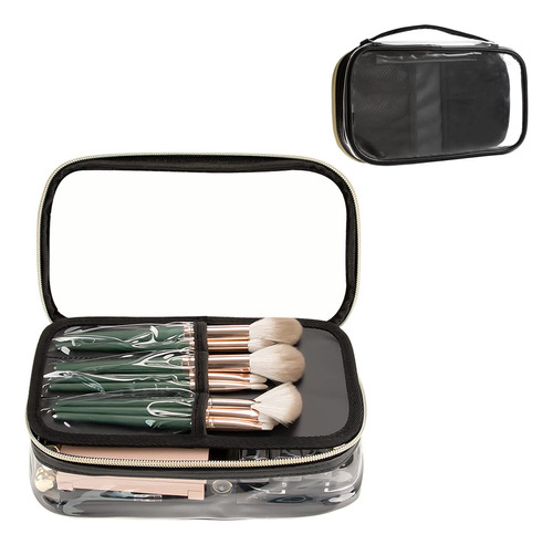 Bolsa De Maquillaje Transparente, Organizador De Almacenamie