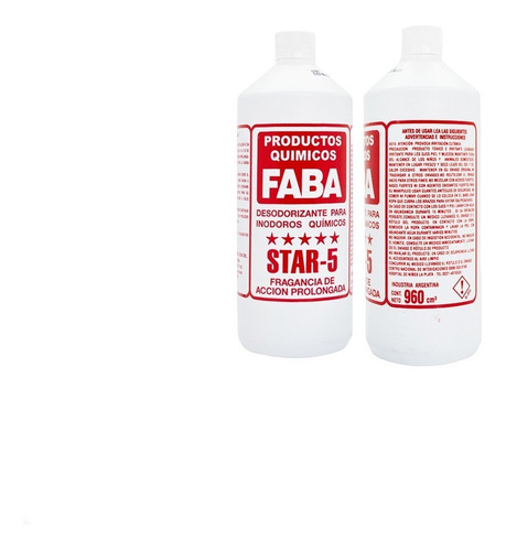 Pack X6 Líquido Desodorizante 950ml Faba Disgregante Inodoro