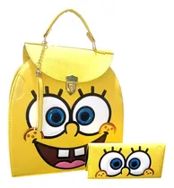 Comprar Bob Esponja Bolsa Mochila Con Cartera Bob Esponja. 