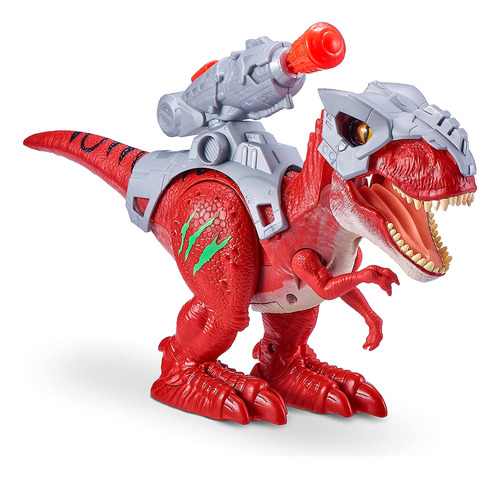 Figura Dinosaurio T- Rex Con Armadura Luz Y Sonido - El Rey