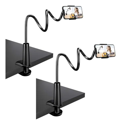 De Soporte Celular Brazo Flexible Ajustable Con Clip 2pcs