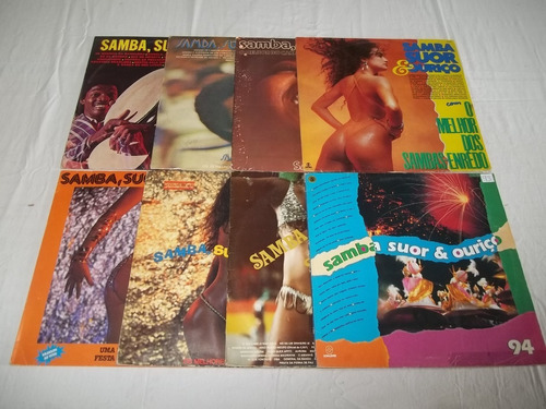 Lp Vinil Samba Suor E Ouriço 8 Discos