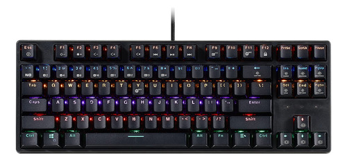 Hexgears Teclado Mecanico Gk13, 87 Teclas Tkl Teclado Negro