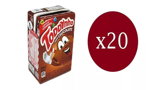 Achocolatado Toddynho 200ml Caixa Com 20 Unidades - Atacado