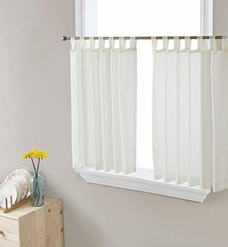  Sheer Voile Tab Top Window Treent Paneles De Cortina D...