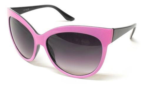 Lentes Casuales Armazón Rosa/gris Mica Humo Degradado Wallis