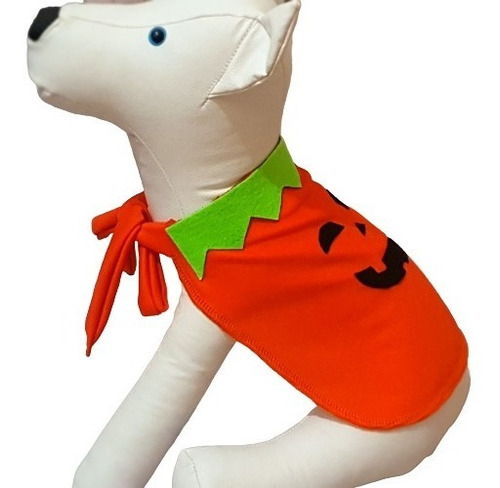 Roupa Roupinha Cachorro Capa Abóbora De Halloween - Tam 4