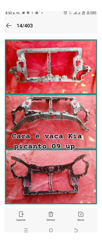 Cara E Vaca Kia Picanto 09 Up Original Somos Tienda Física