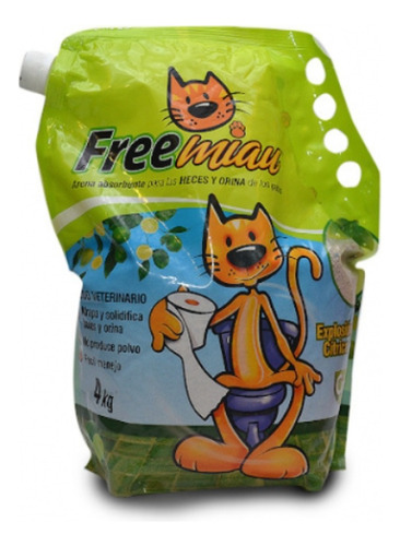 Free Miau Arena Para Gato  X 4.5 Kg 