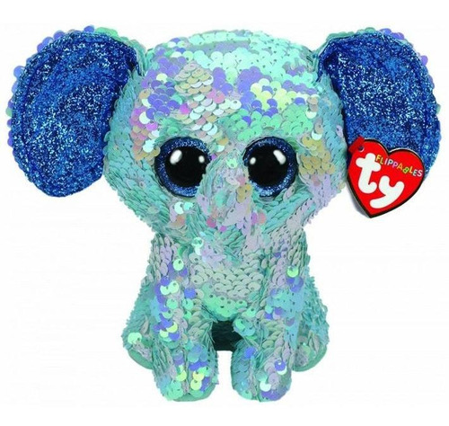 Elefante Stuart Beanie Boos Peluche Ty Con Lentejuelas