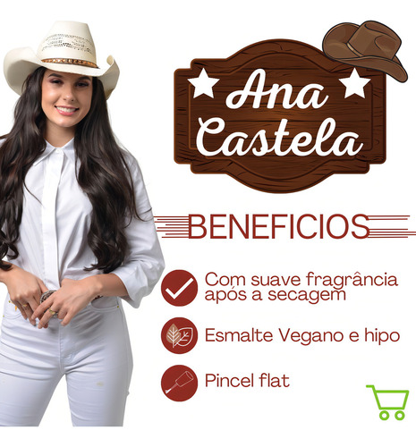 Esmalte Impala Ana Castela Bota O Chapéu Nova Coleção Verde Cor Verde-claro