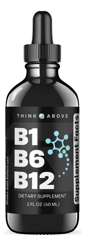 Gotas De Vitamina Líquida Think Above B1 B6 B12 Nerve Energy