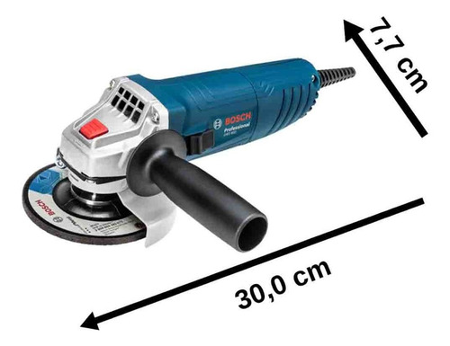 Amoladora Angular Bosch Gws 850 115mm Color Azul