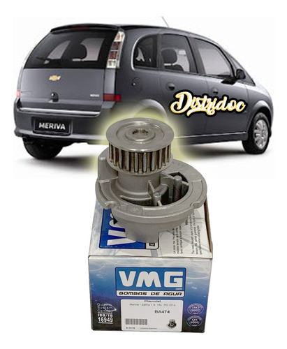 Bomba De Agua Vmg Chevrolet Meriva 1.8 16v