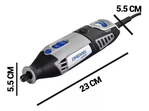 Minitorno Dremel 4000 175w + 26 Acc Piezas Torno + Bolso