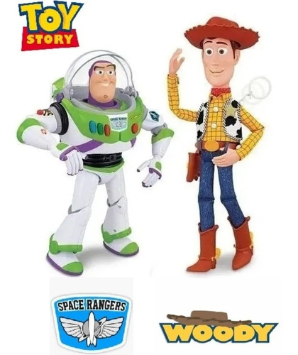 Figura Buzz Y Woody Habla Español Toy Story 4 T371804