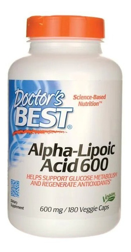 Alpha-lipoic Acid 600mg Por Cápsula 180 Caps Doctor Best