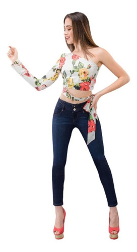 Jeans Para Mujer Levanta Pompa Stretch Savi Jeans 3133