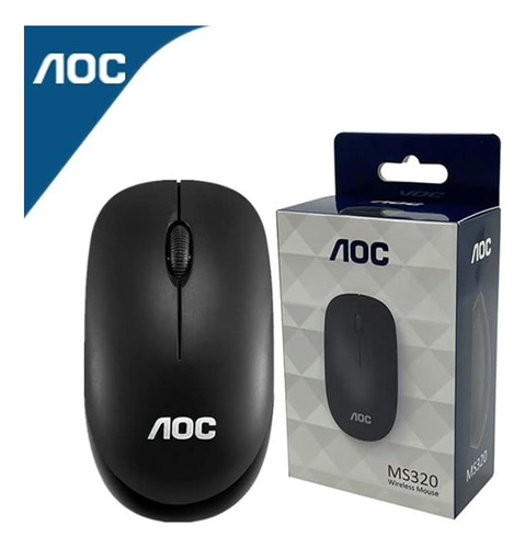 Mouse Inalambrico Usb Aoc Ms320 Óptico 1600dpi De 3 Botones