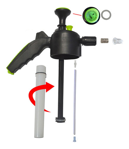 Pulverizador De Espuma Manual Para Lavado De Coches Válvula
