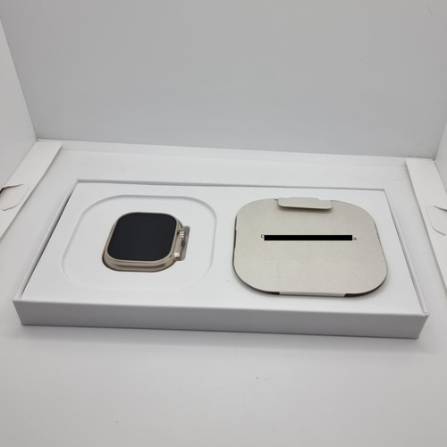 Smart Watch S8 Ultra Serie Oem 8 Compatible Con iPhone Ios Color De La Caja Aluminio Diseño De La Correa Naranja