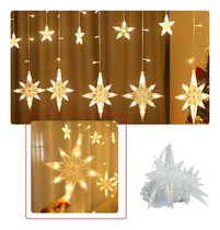 Comprar Luces Led Estrellas De Belén Cascada 3mts Ámbar 